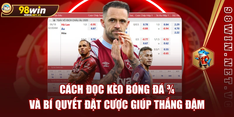 Cách Đọc Kèo Bóng Đá ¾ và Bí Quyết Đặt Cược Giúp Thắng Đậm